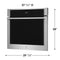 30" Electric Single Wall Oven with Air Sous Vide