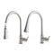 Edison Pull Down Single Handle Kitchen Faucet In Brushed Nickel
