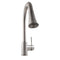 Edison Pull Down Single Handle Kitchen Faucet In Brushed Nickel