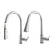 Edison Pull Down Single Handle Kitchen Faucet In Brushed Nickel