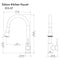 Edison Pull Down Single Handle Kitchen Faucet In Brushed Nickel