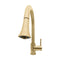 Autograph Edition Edison Pull Down Single Handle Kitchen Faucet In Champagne Bronze