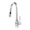 Edison Pull Down Single Handle Kitchen Faucet In Chrome