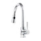 Edison Pull Down Single Handle Kitchen Faucet In Chrome