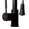 Autograph Edition Edison Pull Down Single Handle Kitchen Faucet In Matte Black