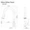 Autograph Edition Edison Pull Down Single Handle Kitchen Faucet In Matte Black