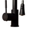 Autograph Edition Edison Pull Down Single Handle Kitchen Faucet In Matte Black
