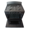 Element 4.0 Cu. Ft. 30” 4-Burner Gas Range - Black (EEGR3A4MCCB)