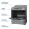 Element 4.0 Cu. Ft. 30” 4-Burner Gas Range - Stainless Steel (EEGR3A4MCCS)