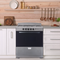Element 4.0 Cu. Ft. 30” 4-Burner Gas Range - Stainless Steel (EEGR3A4MCCS)