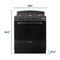 Element 4.0 Cu. Ft. 30” 6-Burner Gas Range - Black (EEGR3A6MCCB)