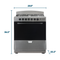 Element 4.0 Cu. Ft. 30” 6-Burner Gas Range - Stainless Steel (EEGR3A6MCCS)