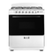 Element 4.0 Cu. Ft. 30” 6-Burner Gas Range - White (EEGR3A6MCCW)