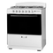 Element 4.0 Cu. Ft. 30” 6-Burner Gas Range - White (EEGR3A6MCCW)