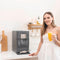 44-lb Touchscreen Countertop Nugget Ice Maker with Self-Clean - Black