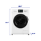 Element 24-inch 2.7 cu. ft. Compact Front Load Washer – White, ENERGY STAR (EFL2724BW)