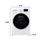 Element 4.5 cu. ft. Front Load Washer – White (EFL4527BW)