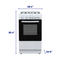 1.9 Cu. Ft. 20” Gas Range