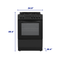 Element 2.4 Cu. Ft. 24” Gas Range - Black (EGR244MCCB)