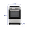 2.4 Cu. Ft. 24” Gas Range