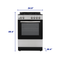 Element 2.4 Cu. Ft. 24” Gas Range - Stainless Steel (EGR244MCCS)