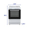 2.4 Cu. Ft. 24” Gas Range