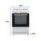 Element 2.4 Cu. Ft. 24” Gas Range - White (EGR244MCCW)