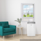 Element 12,000 BTU Dual-Hose Portable Air Conditioner - White (EHPC12D)