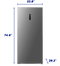 21.2 Cu. Ft. Upright Convertible Freezer / Refrigerator