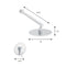 El Dorado Rainfall Shower Faucet