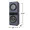 300 Series Laundry Tower Single Unit Washer & Gas Dryer