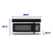 Element 1.6 cu. ft. Over-the-Range Microwave – Stainless Steel (EM1601RQCS)