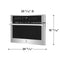 30" Built-In Microwave Oven with Drop-Down Door