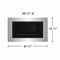 30" Built-In Side Swing Microwave Oven