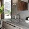 Emerald Bay Widespread Bath Faucet In Brushed Nickel