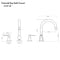 Emerald Bay Widespread Bath Faucet In Brushed Nickel