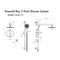 Emerald Bay Thermostatic Shower System