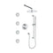 Emerald Bay Thermostatic Shower System with Body Jets