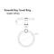 Autograph Edition Emerald Bay Towel Ring In Polished Gold