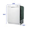 Element 24” Front Control Built-In Dishwasher - White (ENB6632PEBW)