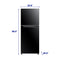 Element 10.1 cu. ft. Top Freezer Refrigerator - Black (ENR10TFGBB)