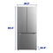 Element 18.4 cu. ft. French Door Refrigerator - Stainless Steel