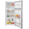 Element 16.0 cu. ft. Top Freezer Refrigerator - Stainless Steel, ENERGY STAR