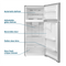 Element 16.0 cu. ft. Top Freezer Refrigerator - Stainless Steel, ENERGY STAR