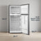 18.1 Cu. Ft. Top Freezer Refrigerator