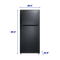 Element 20.5 cu. ft. Top Freezer Refrigerator - Black