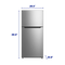 Element 20.5 cu. ft. Top Freezer Refrigerator - Stainless Steel
