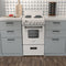 20" Electric Range Oven with Framed Glass Door