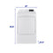 Element 7.5 cu. ft. Electric Dryer - White, ENERGY STAR (ETD7527EBW)