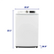 Element 4.1 cu. ft. Top Load Washer with Agitator - White (ETW4125CW)